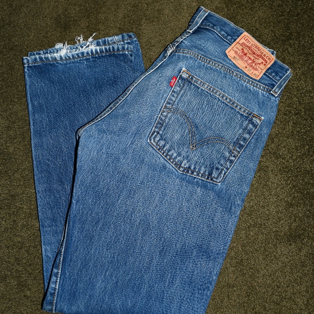 Mens Levis 501 jeans 31X32
